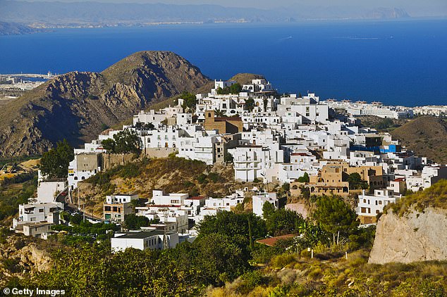 The village of Mojacar in in southern Spain where Brett had live for the past five year