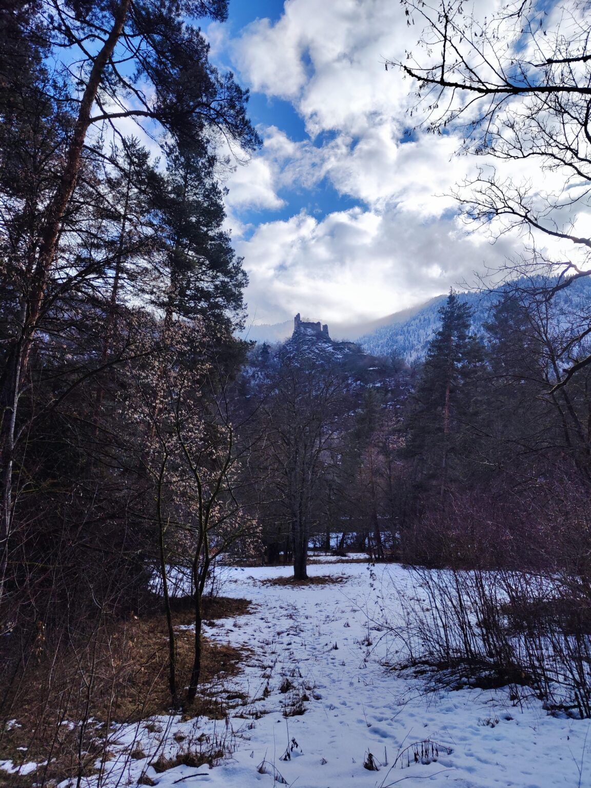 Went to Borjomi in January; found myself in Skyrim
