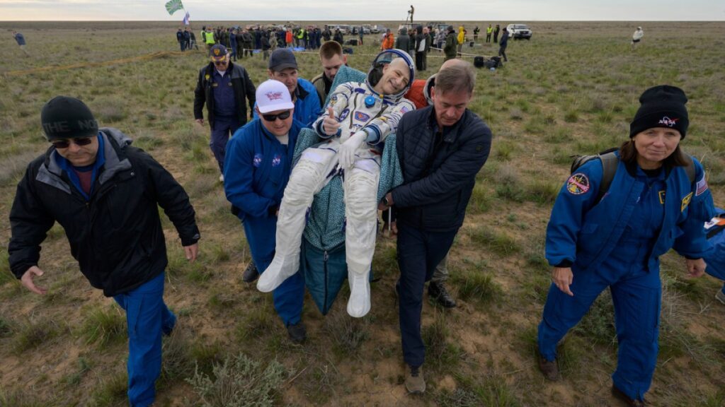 Soyuz MS-26 spacecraft brings NASA, Russia astronauts back to earth | Space News