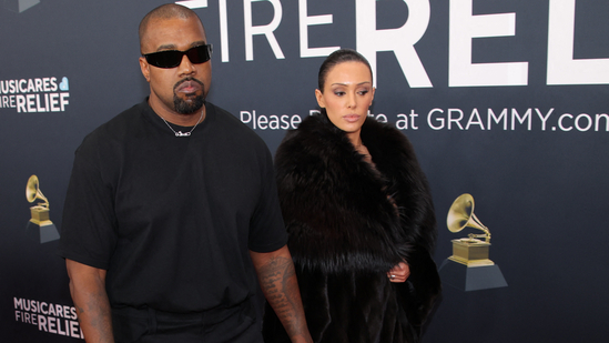 Following a disturbing confession about incest, Kanye West posts a photo with Bianca Censori. REUTERS/Daniel Cole(REUTERS)