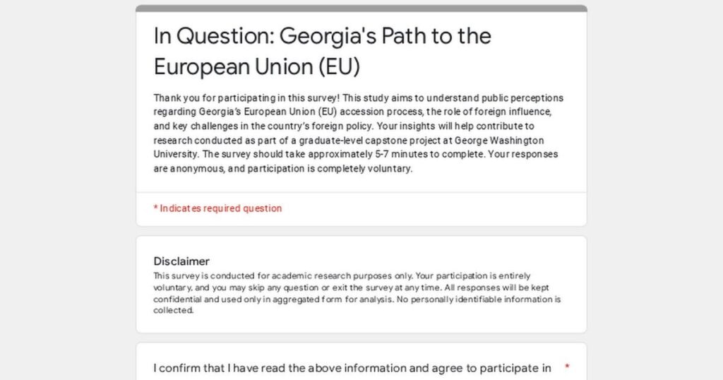 Georgia’s Path To The EU