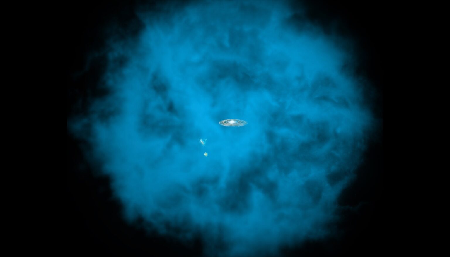 Half of the universe's hydrogen gas, long unaccounted for, has been found