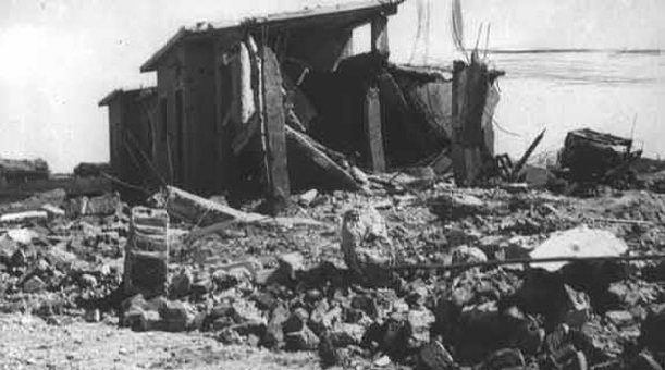 Bahr El-Baqar Massacre location, a result of bombing by the Israeli Air Force in 1970