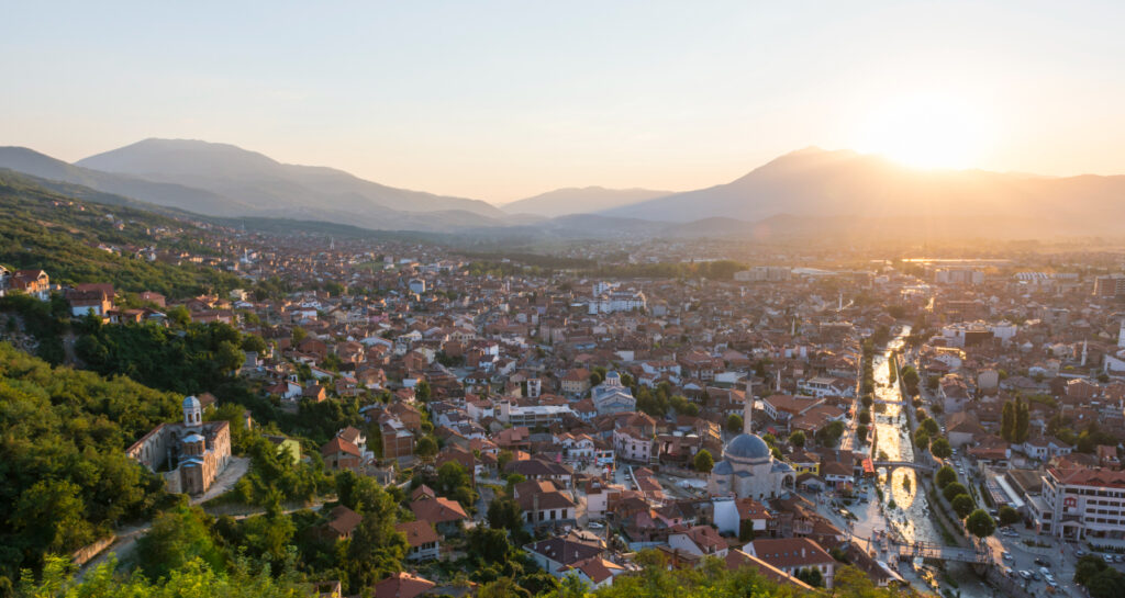 EBRD and EU support the digitalisation of SMEs in Kosovo Panoramic view of Prizren, Kosovo