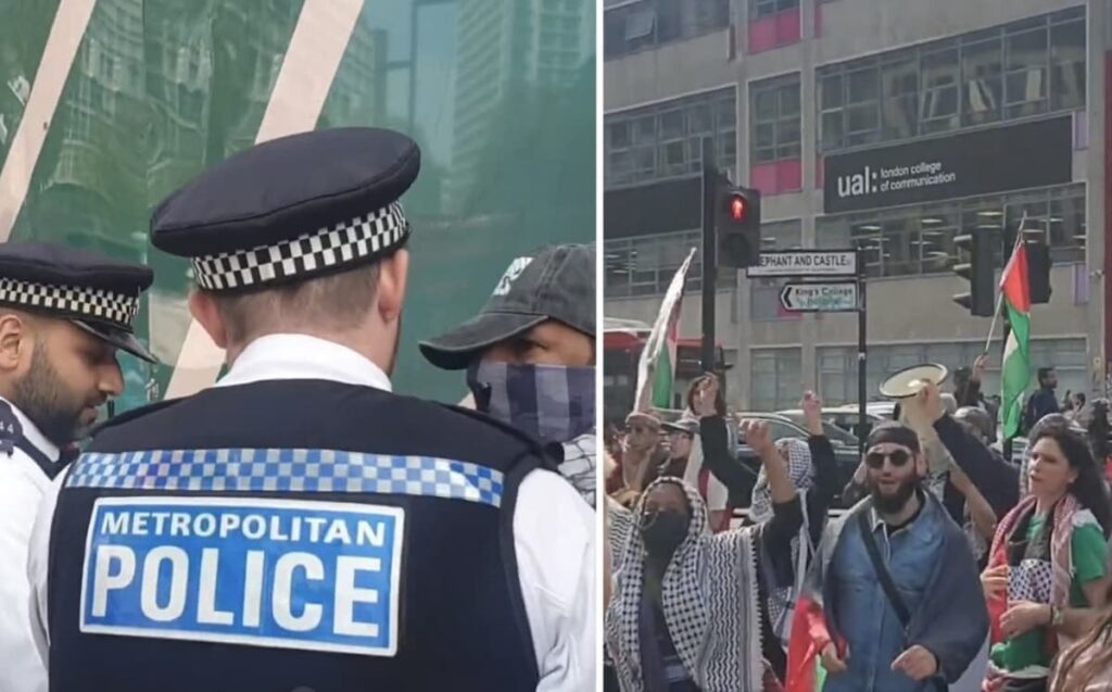 Eight arrested as Youth Demand try to ‘shut down’ London and block fire engine ‘on emergency call’