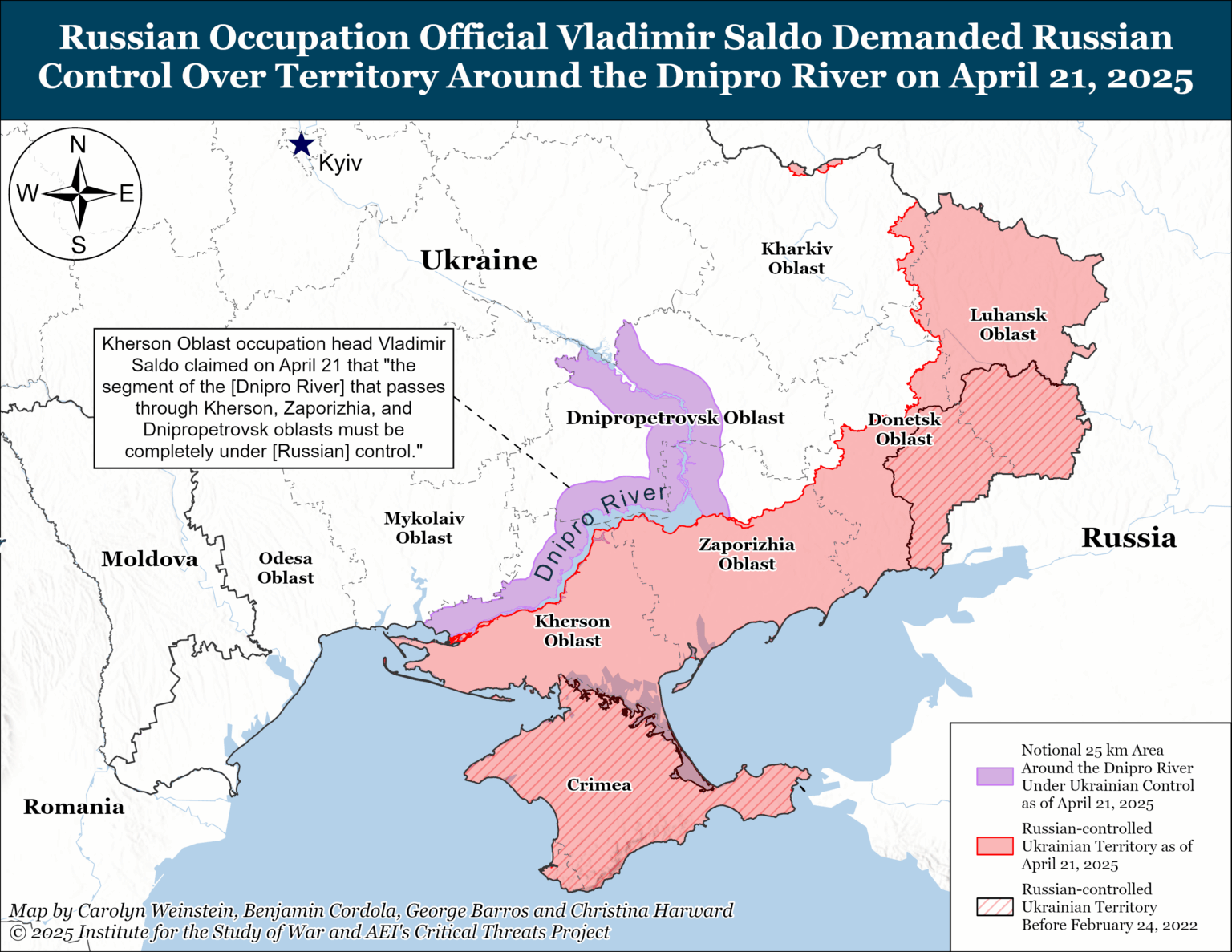 Russian Offensive Campaign Assessment, April 21, 2025