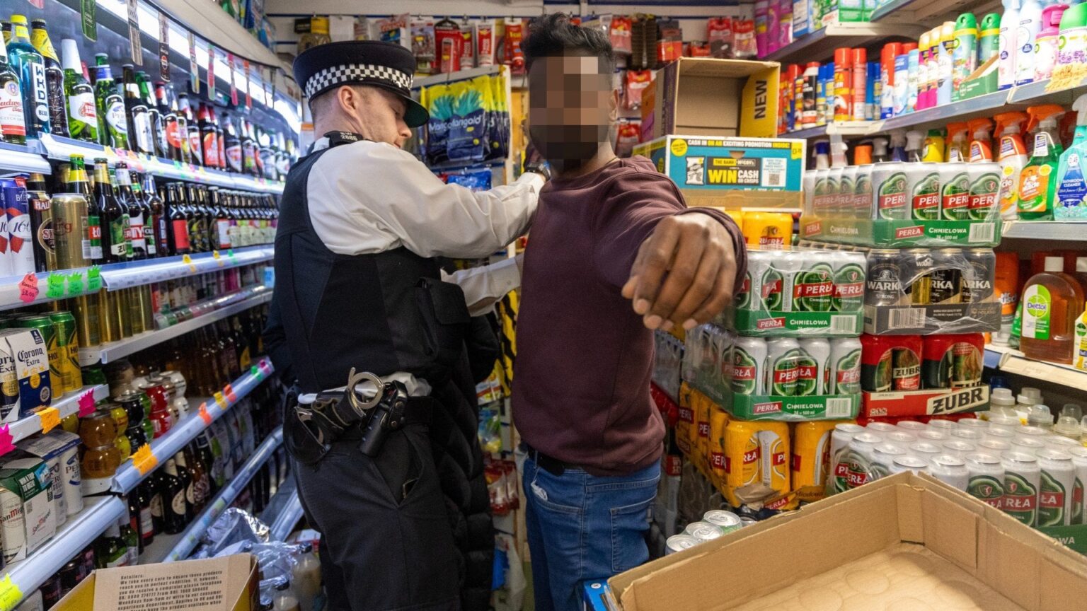 THE CORNER SHOPLIFTERS Cops smash gang ‘stealing £100,000s of stock from big supermarkets to order to be sold on in corner shops’