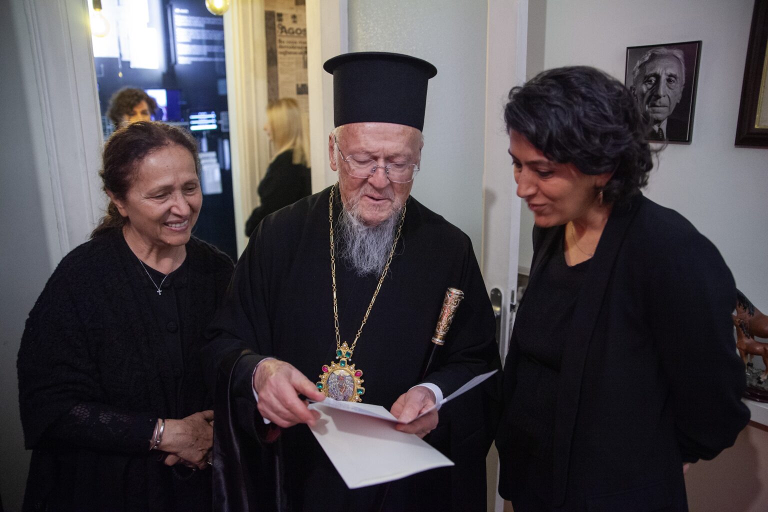 Ecumenical Patriarch Bartholomew visited 23.5 Hrant Dink site of Memory on the Day of Remembrance of the Armenian Genocide Ecumenical Patriarch Bartholomew visited 23.5 Hrant Dink site of Memory on the Day of Remembrance of the Armenian Genocide