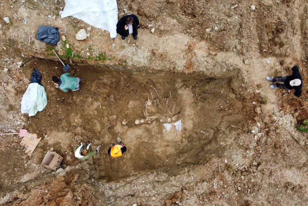 Discovered by chance, a mass grave revives memories of Greece’s brutal civil war Discovered by chance, a mass grave revives memories of Greece's brutal civil war
