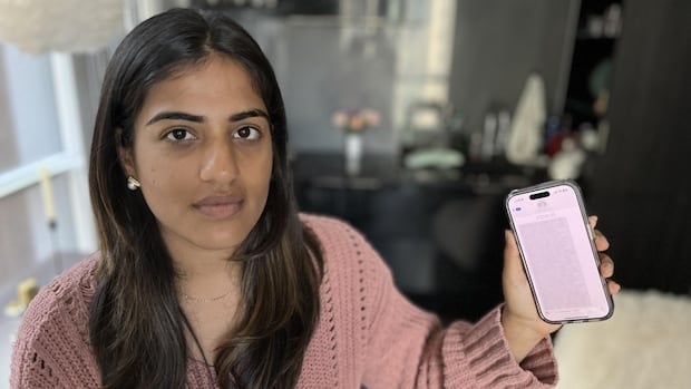 She was chatting with friends in a Lyft. Then someone texted her what they said