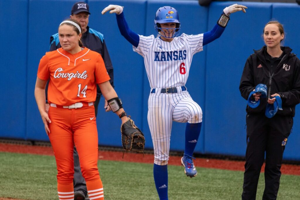 Photo Gallery: KU softball upsets OSU | News, Sports, Jobs