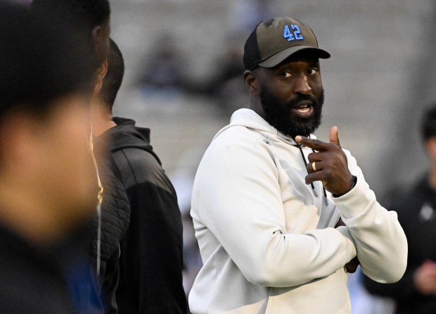 Head coach DeShaun Foster of the UCLA Bruins during UCLA...