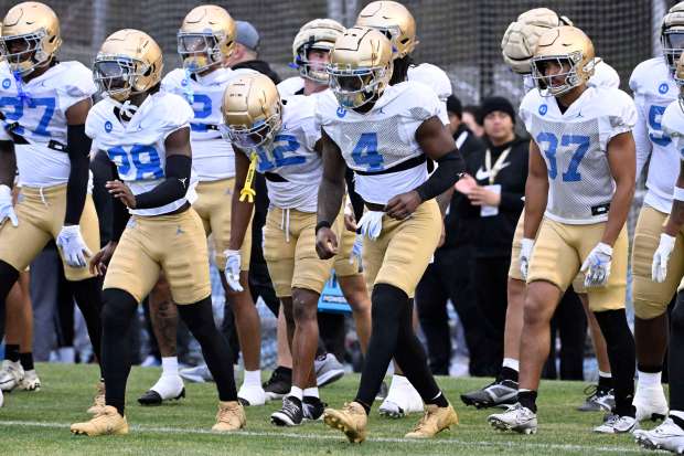 Defensive back Key Lawrence #4 of the UCLA Bruins during...