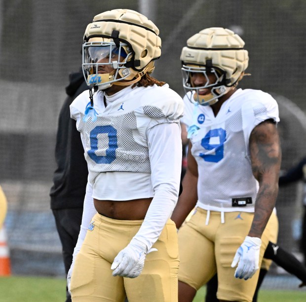 Linebacker Donavyn Pellot #0 of the UCLA Bruins during UCLA...