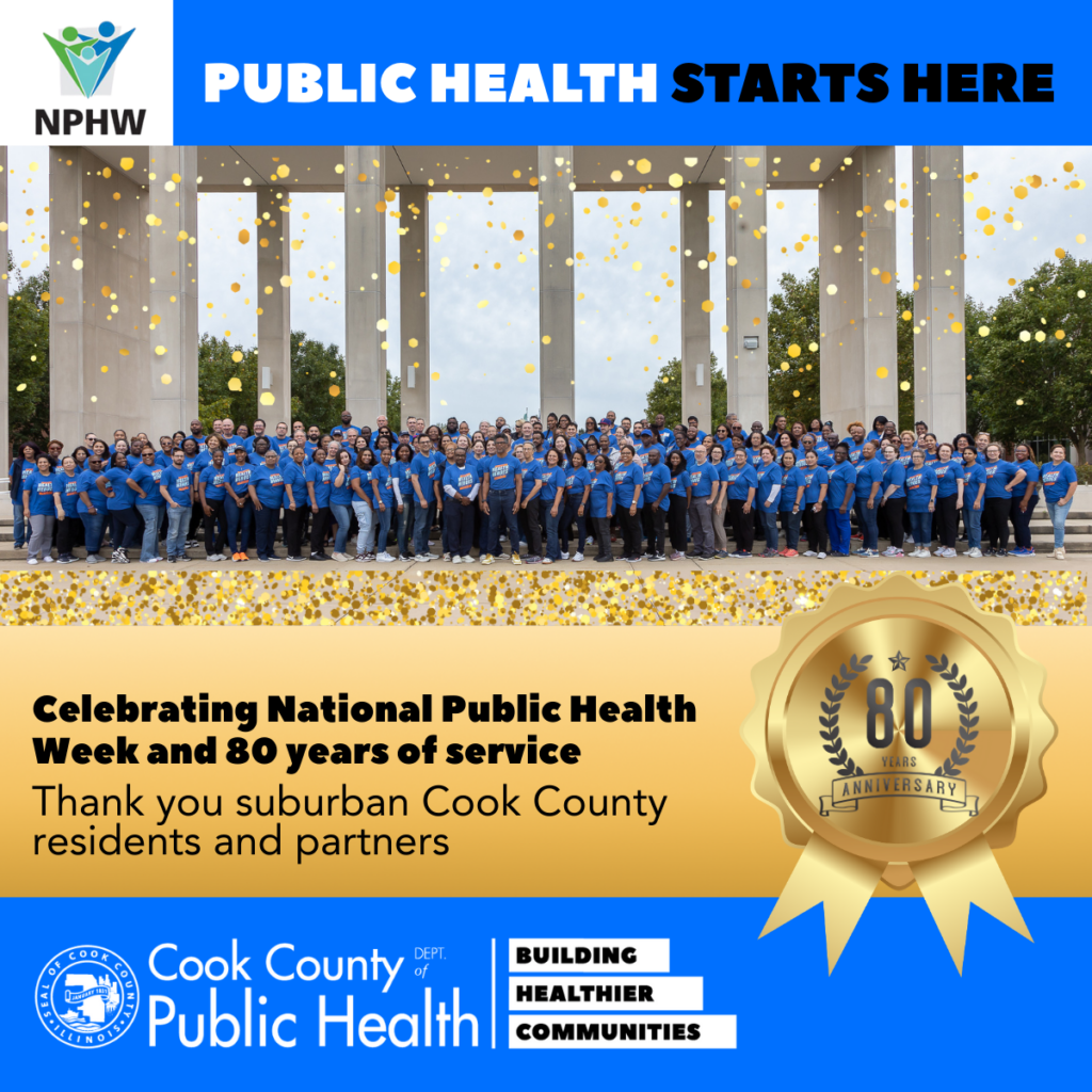 Cook County Department of Public Health Celebrates National Public Health Week Cook County Department of Public Health Celebrates National Public Health Week