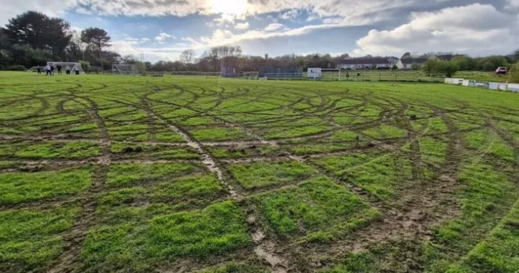 Travellers cause 'unbelievable' damage to kids' footy pitch