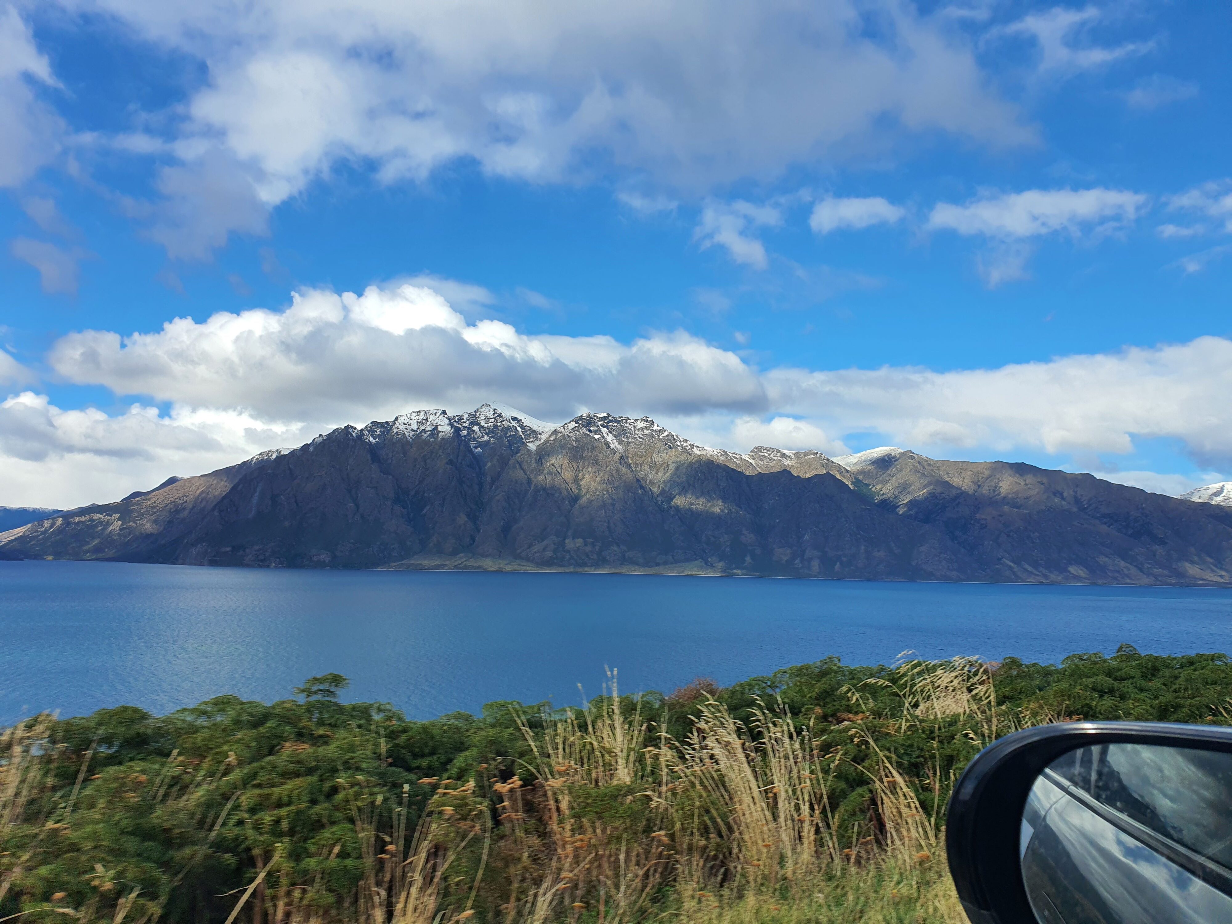 The Remarkables mountain range photographed on the 2025 Pork Pie Charity Run.
