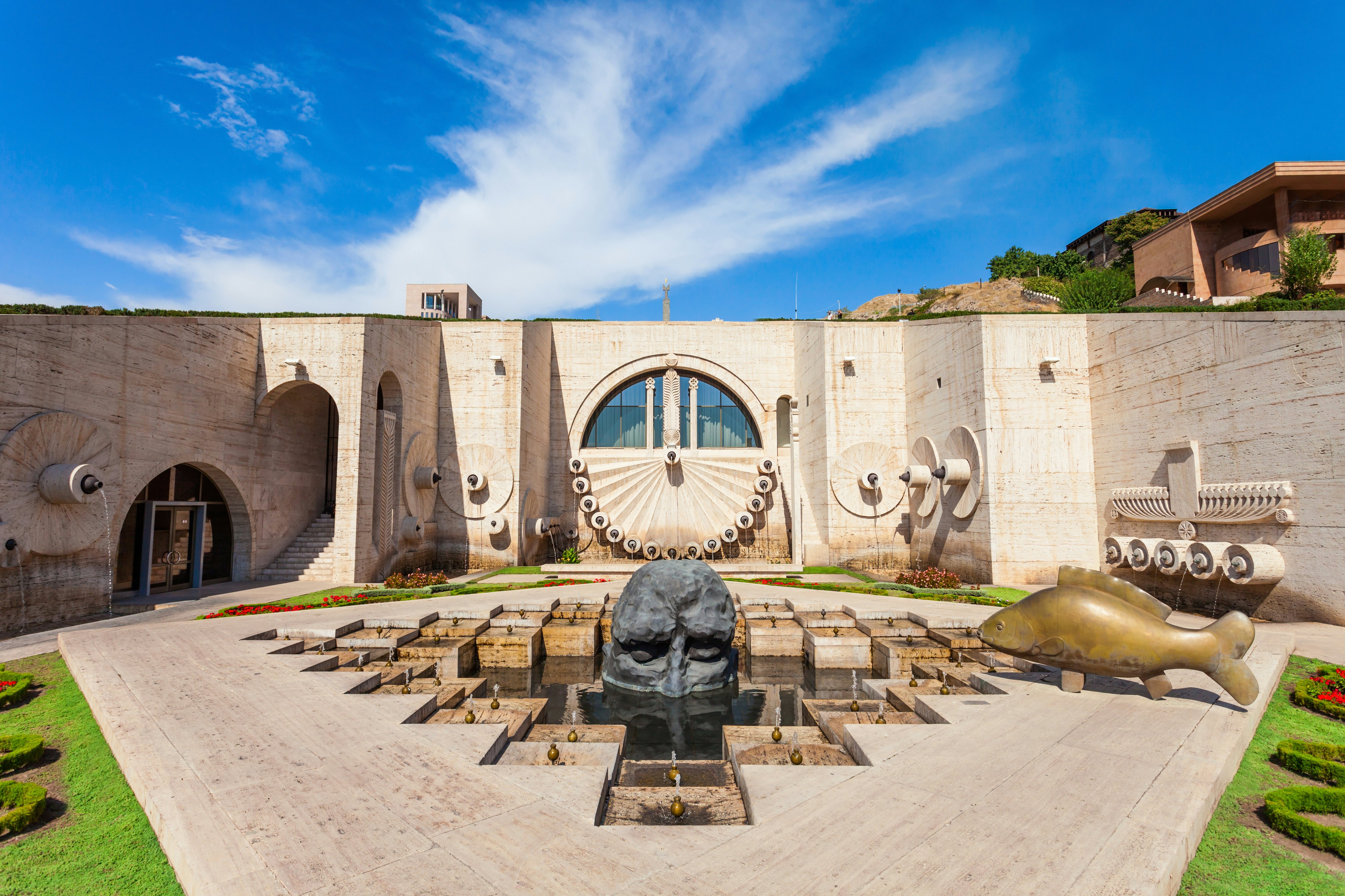 The Cascade is a giant stairway in Yerevan, Armenia. Inside Cascade is located the Cafesjian Museum of Art.