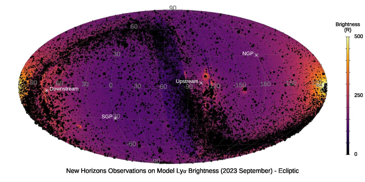New Horizons observations lead to first Lyman-alpha map from the galaxy