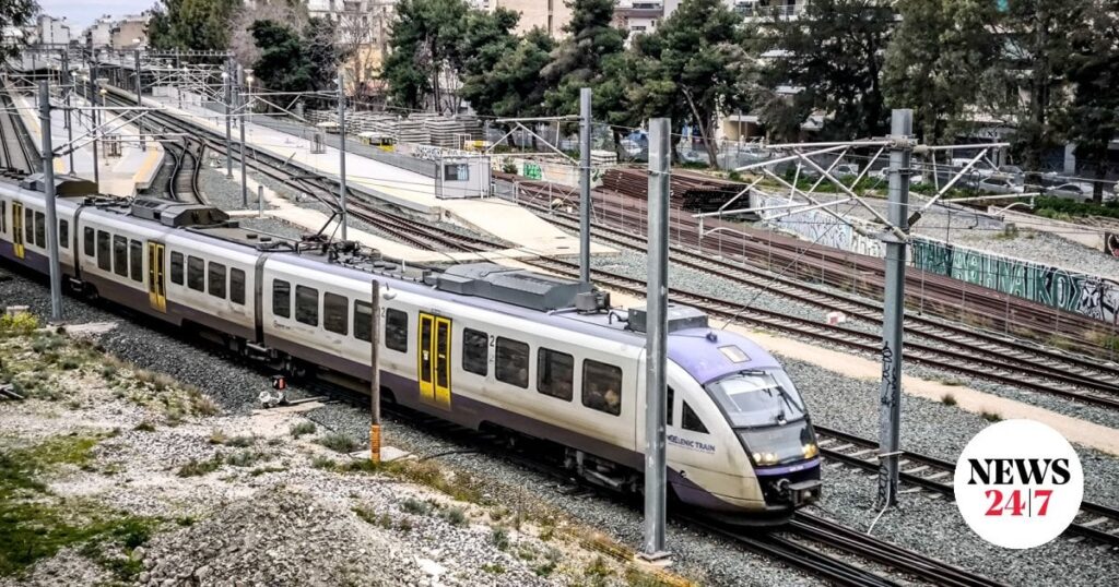 Chalkida: Suburban train collision with truck