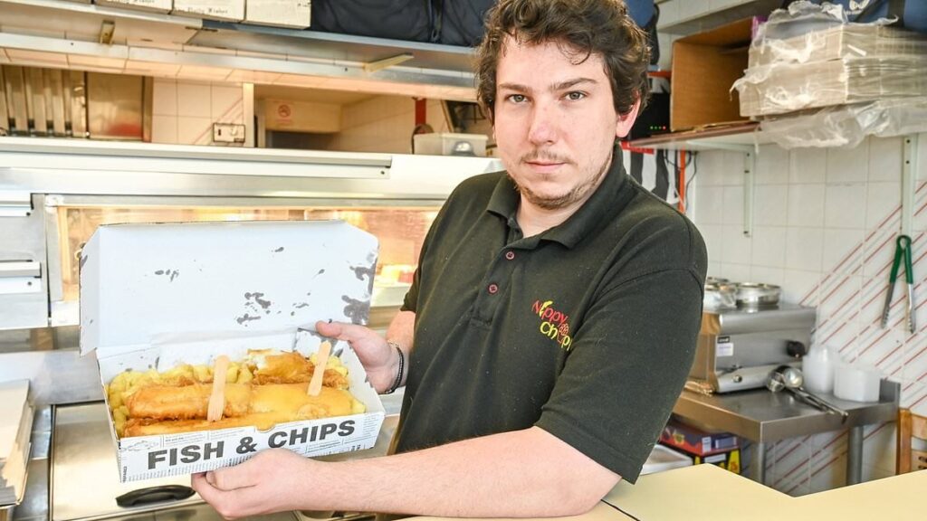 Chippy owner apologises to customers after charging £15 for fish and chips - but reveals why he 'has to' to hike prices