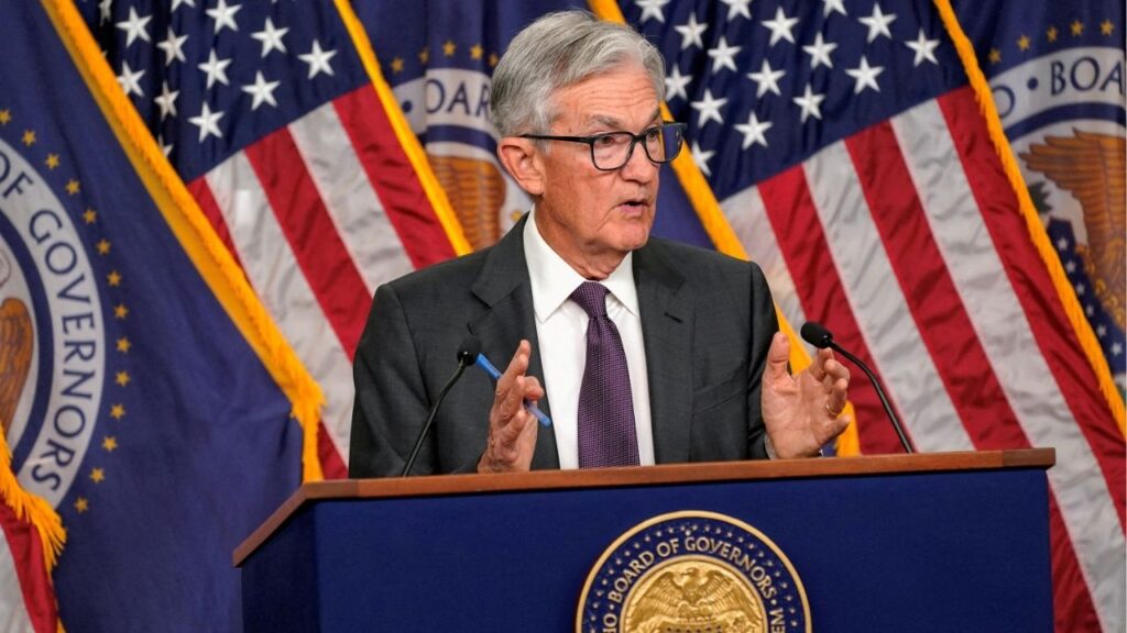 U.S. Federal Reserve Chair Jerome Powell speaks at a press conference, following a two-day meeting of the Federal Open Market Committee on interest rate policy, in Washington, D.C., U.S., March 19, 2025. (REUTERS File)