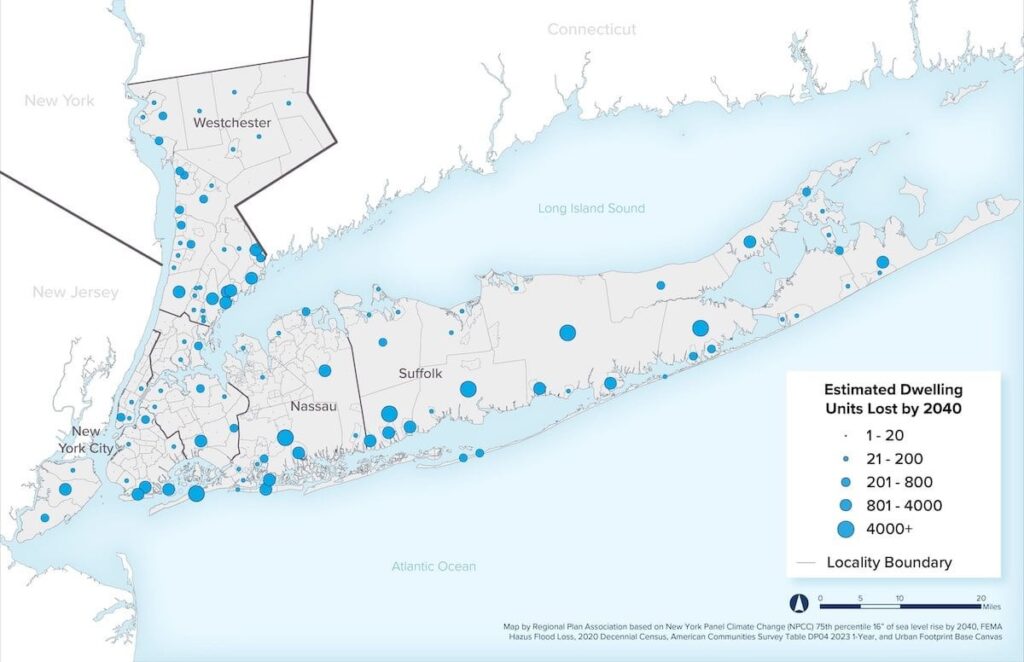 NYC and Long Island Could Lose 80,000 Homes to Flooding by 2040, Exacerbating Housing Crisis