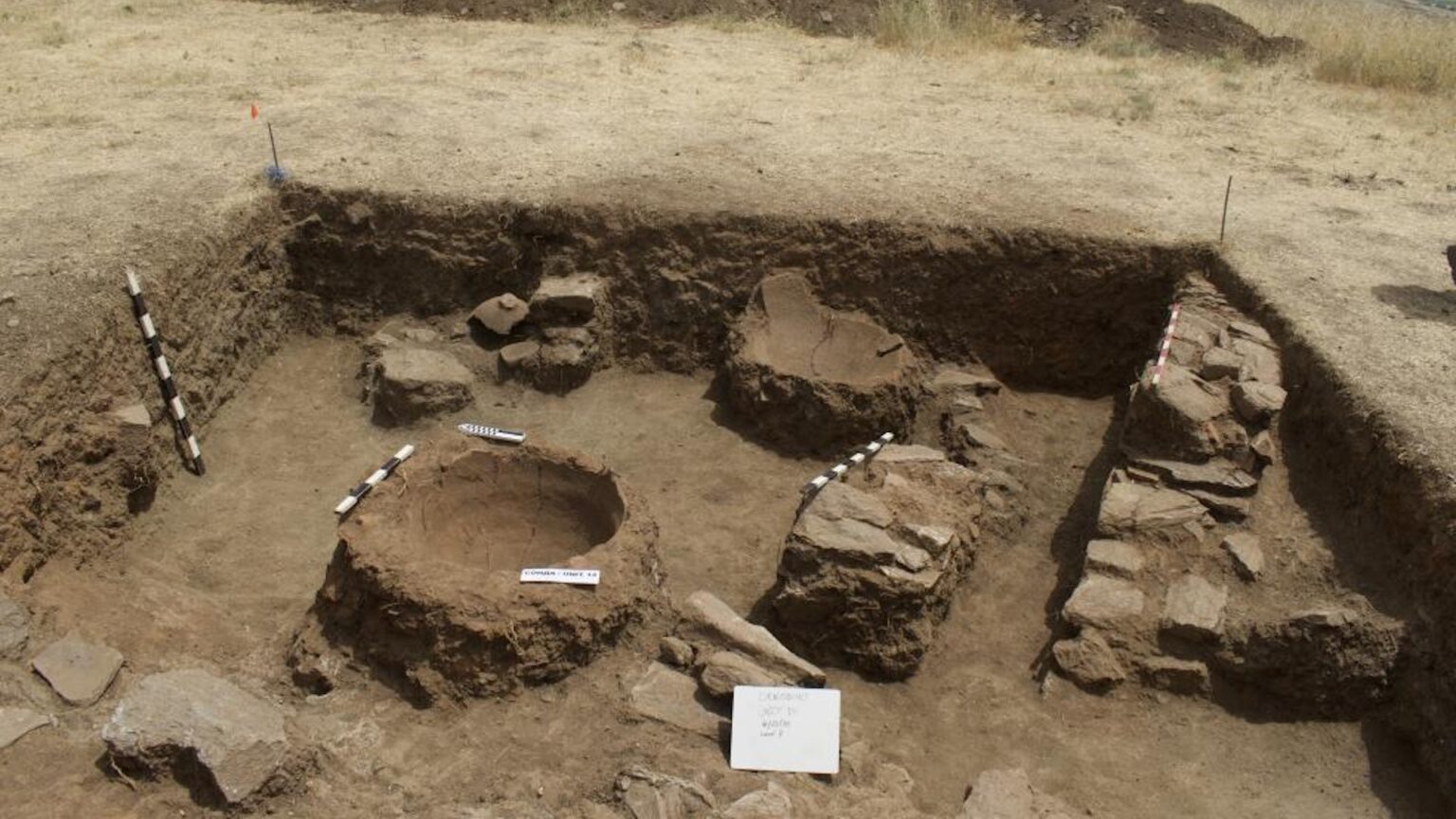 A view of an excavation site in North Macedonia