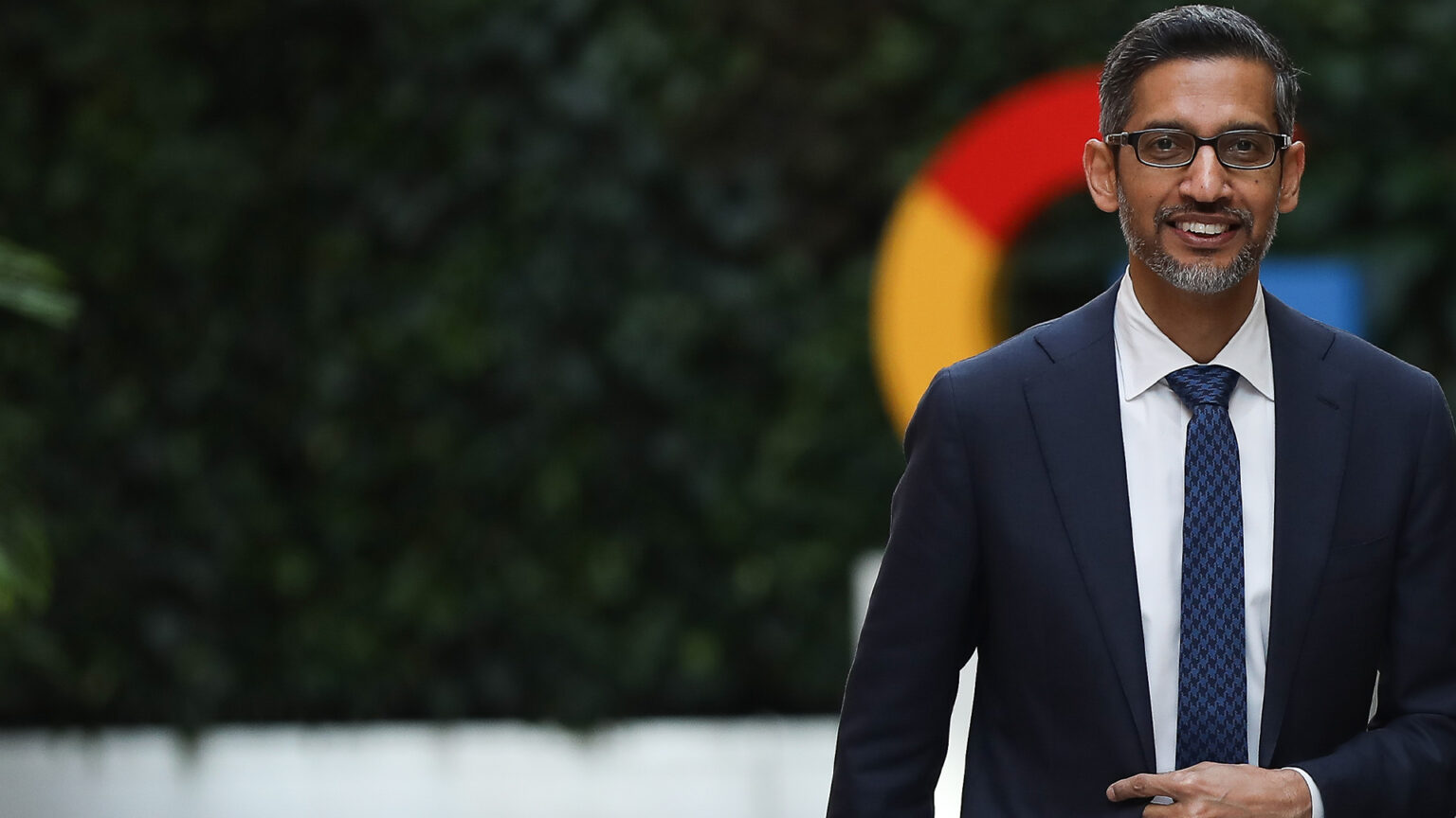 Google breakup plans would ‘hurt America’s consumers, economy, and technological leadership’, senior exec claims Alphabet and Google CEO Sundar Pichai meets with Polish Prime Minister Donald Tusk at Google for Startups in Warsaw, Poland, on February 13, 2025.