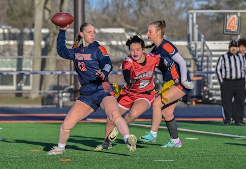 Baldwinsville vs Liverpool girls flag football