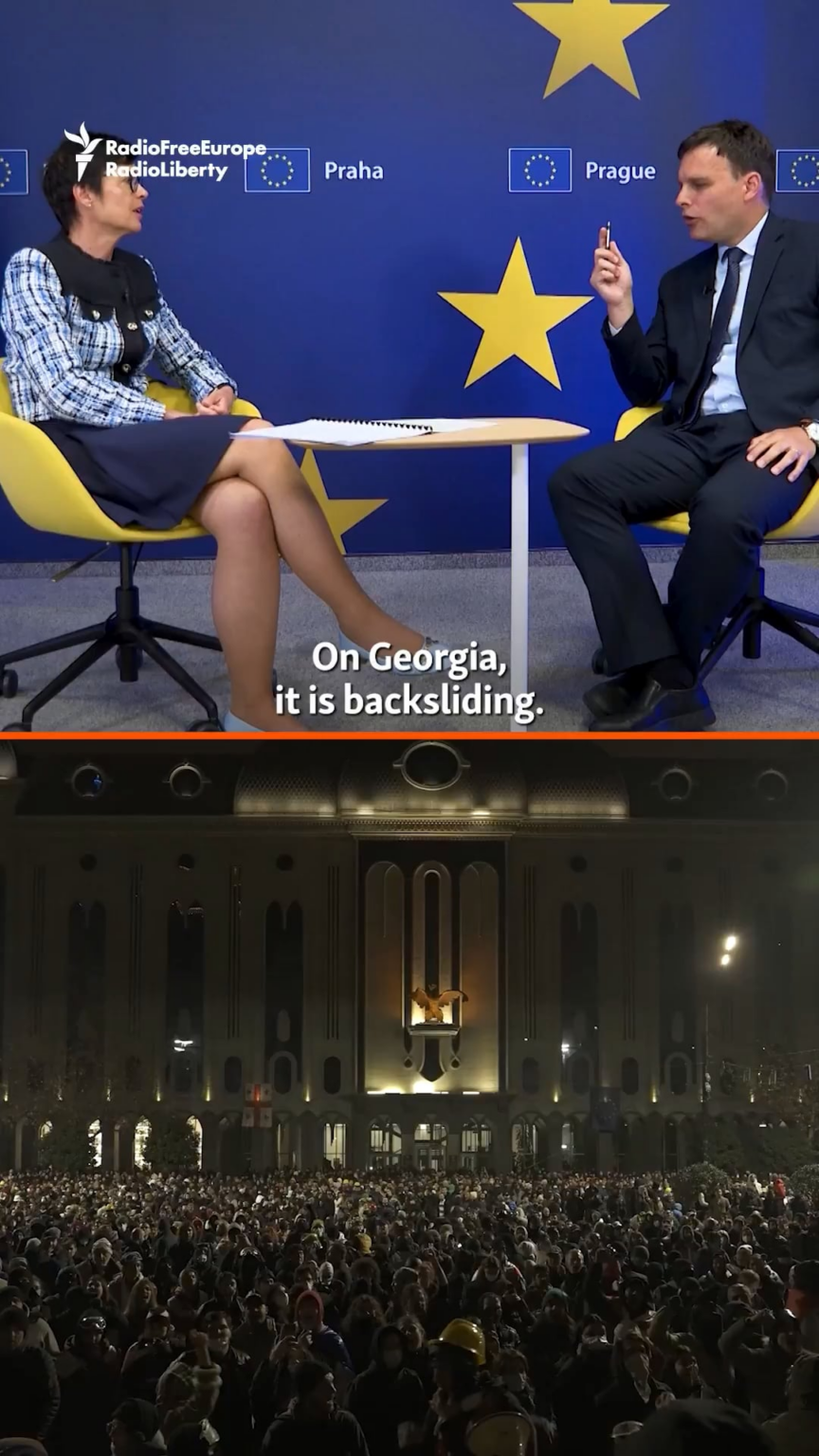 “I can not accept that we can lose or we lost Georgia, even if the government is accepting one law after another, which is clearly against the European values” - Marta Kos, European Commissioner for Enlargement.