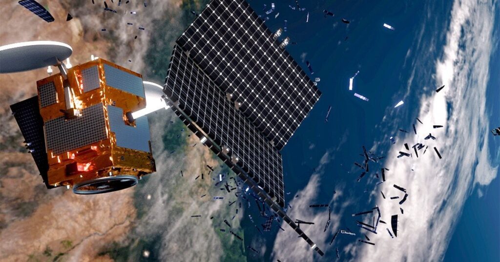 Over 6,600 tons of space junk are floating around in Earth's orbit