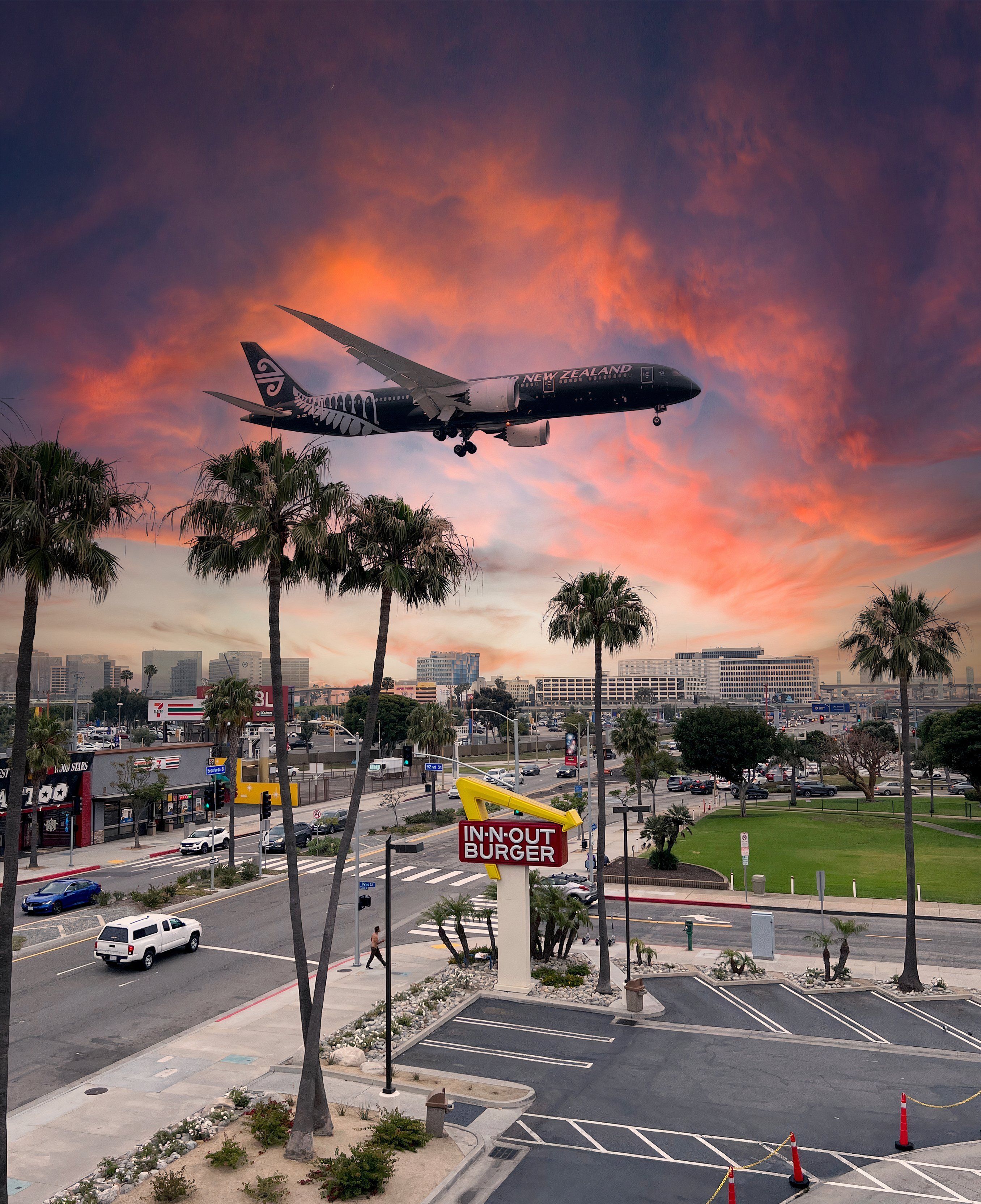 Air New Zealand  Boeing 787 at LAX