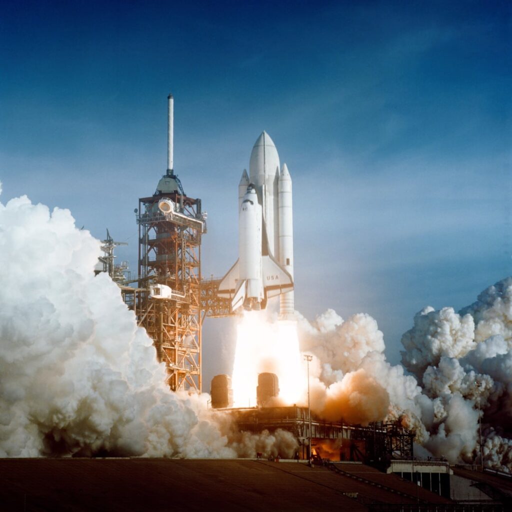 The first orbital spaceflight of NASA's Space Shuttle program. April 12, 1981 to April 14, 1981.