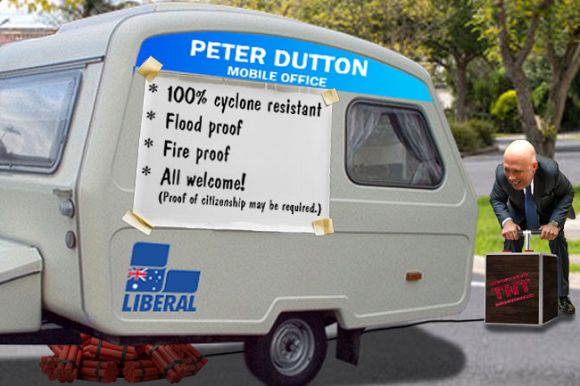 Dutton’s 5-step disaster plan: Take to the caravans!