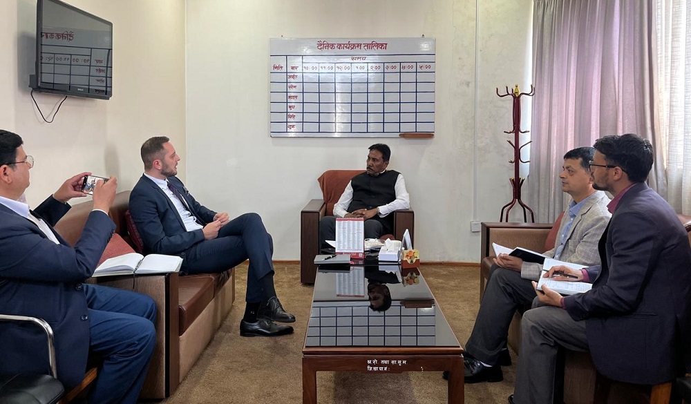 Minister Bhandari, Deputy Chief of Mission of Bosnia discuss labour agreement blog
