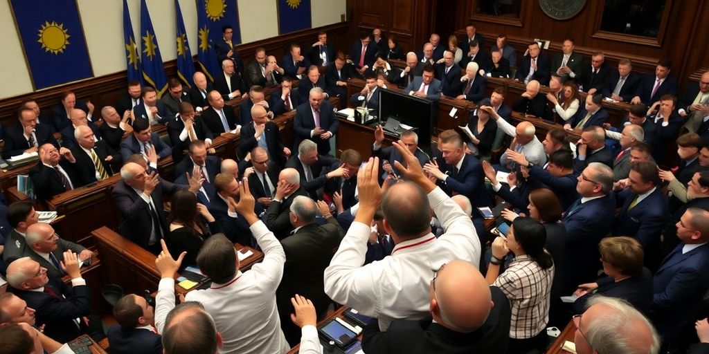 Political Turmoil in Kosovo: Parliament Session Collapses, Government Formation at Risk