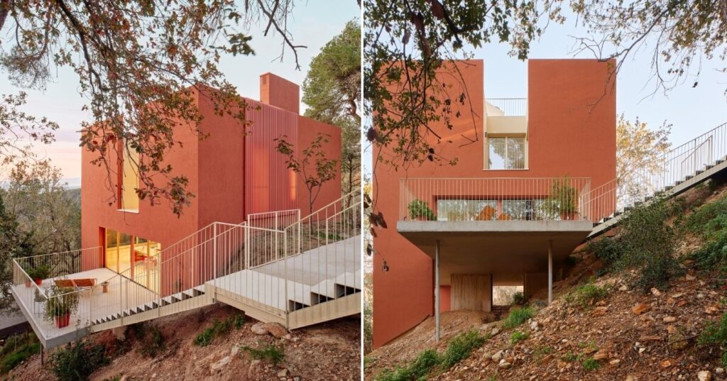 raúl sánchez’ casa magarola rests above sloping terrain in spain raúl sánchez' casa magarola rests above sloping terrain in spain