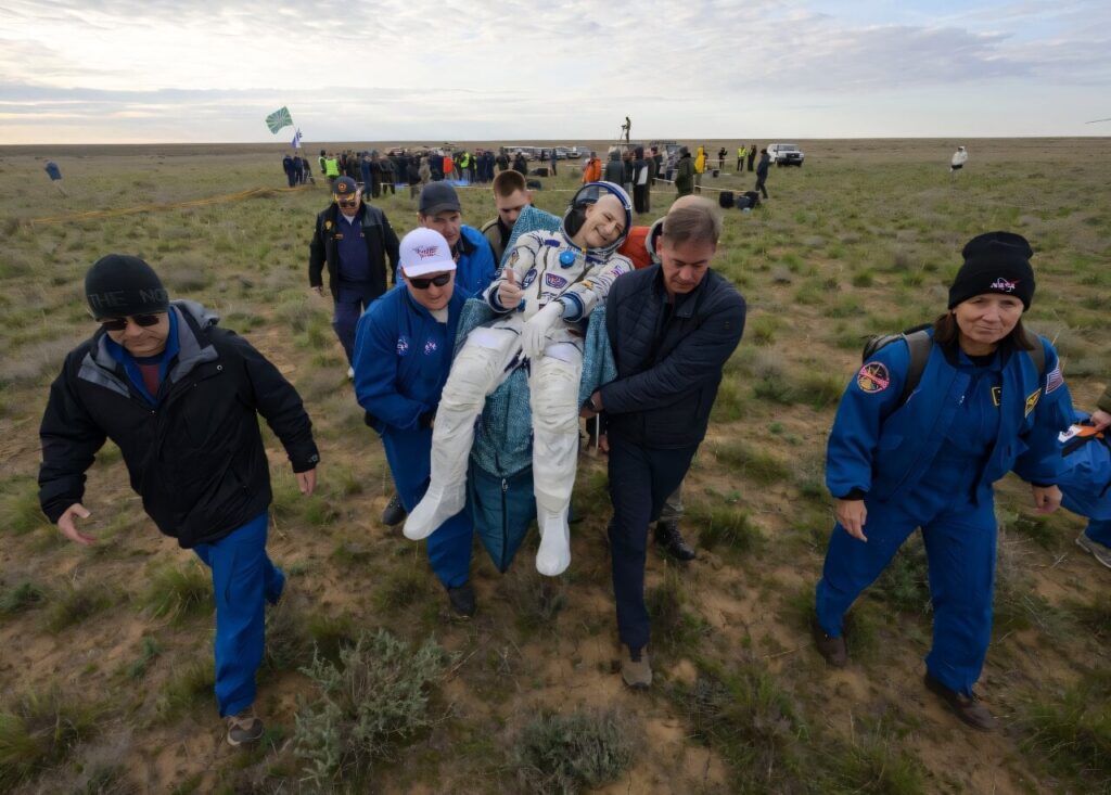 NASA's oldest active astronaut returns to Earth on 70th birthday