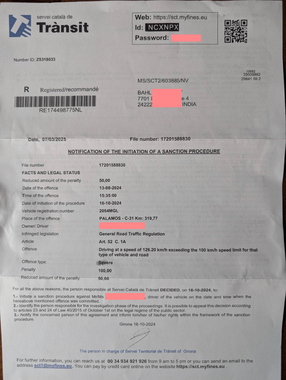 Received my speeding fine, looks fake as hell, HELP Received my speeding fine, looks fake as hell, HELP