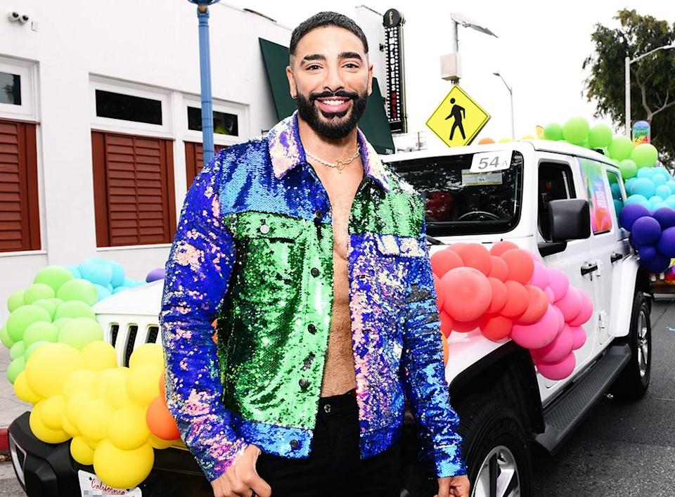 transgender actor laith ashley WeHo Pride Breakthrough Icon Award attends 2023 WeHo Pride Parade West Hollywood Los Angeles  California
