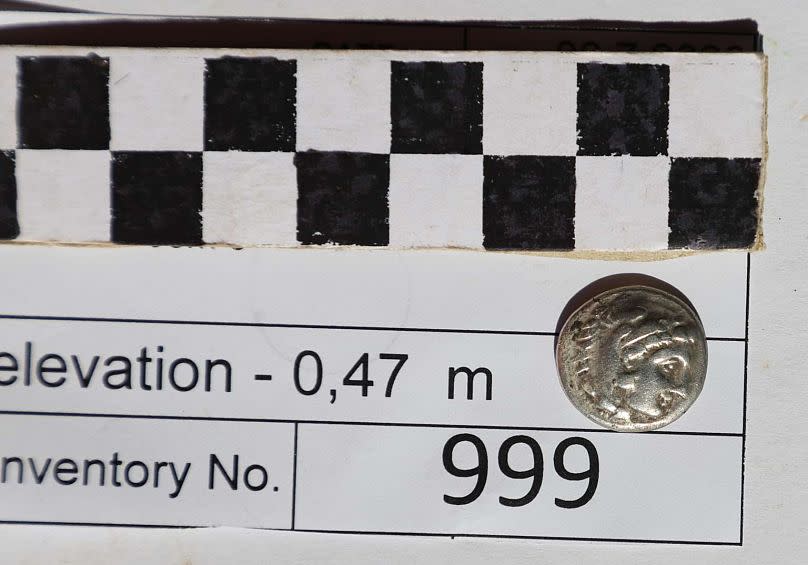 The coin discovered in 2023