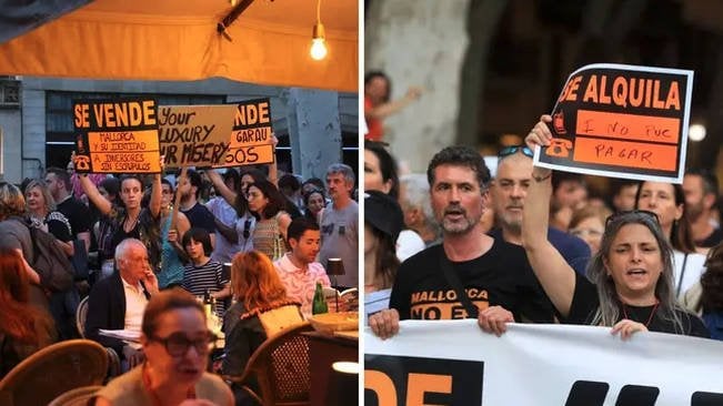 'Without fear there is no change': Furious protesters to target holidaying Brits at airports and tourist hotspots