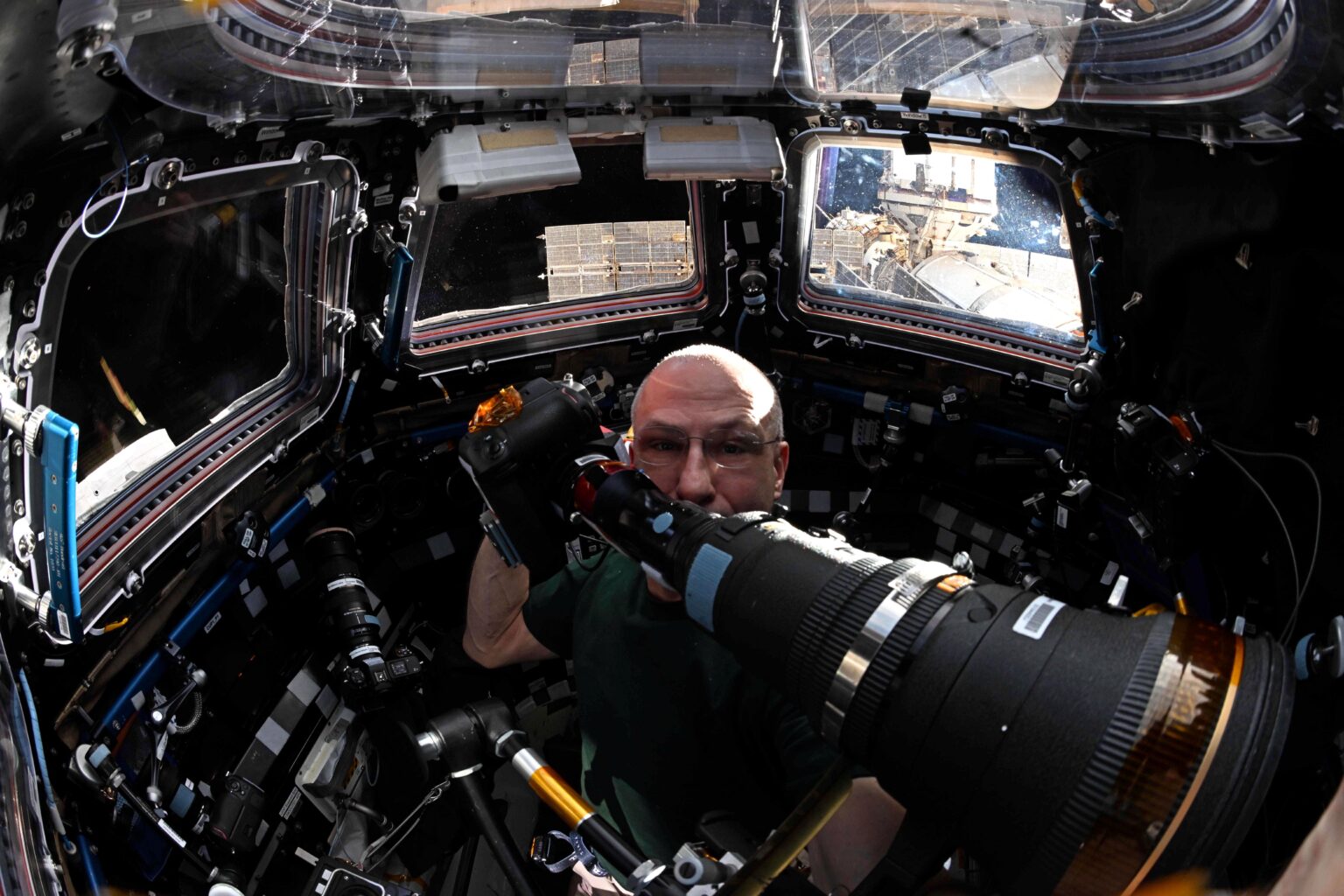 Kludged Solar Telescope on The International Space Station, details in comments.