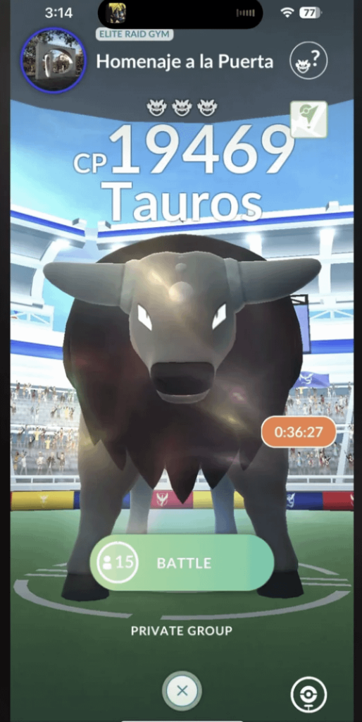 Rare Pokémon Go event that occurs only in Spain. Taurus will only appear in Spain