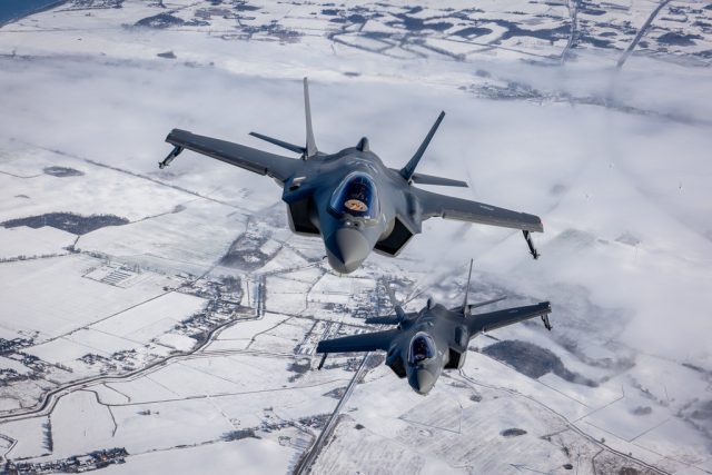 F35s fly high as defense support soars