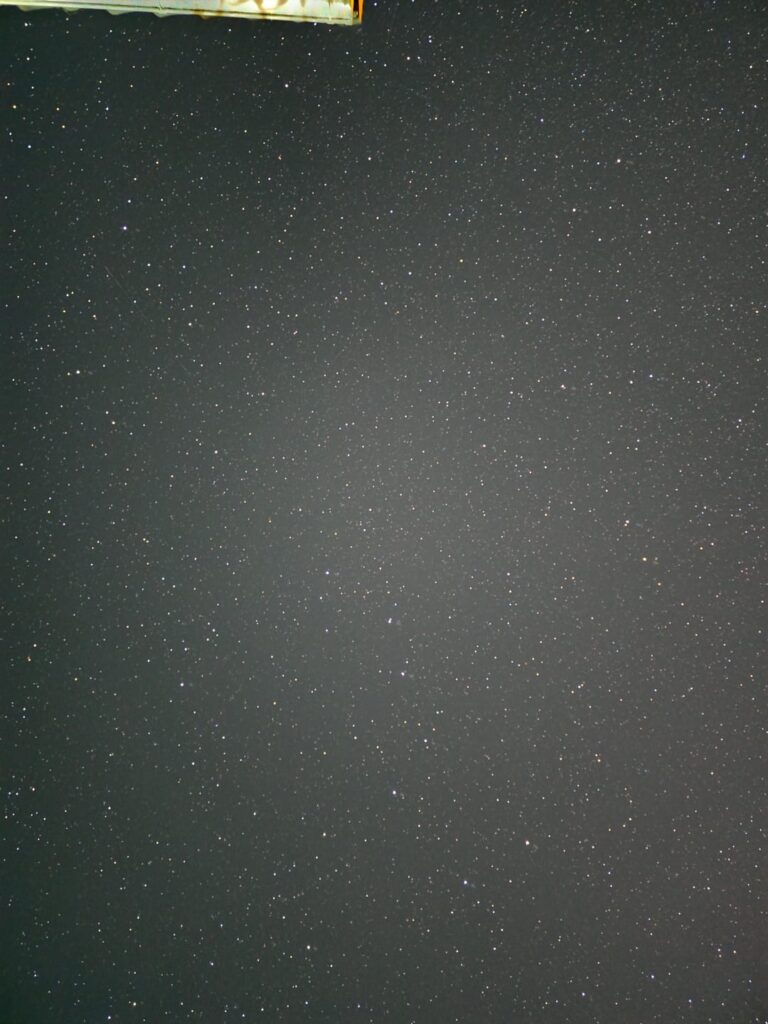 A sea of stars above – shot on my phone