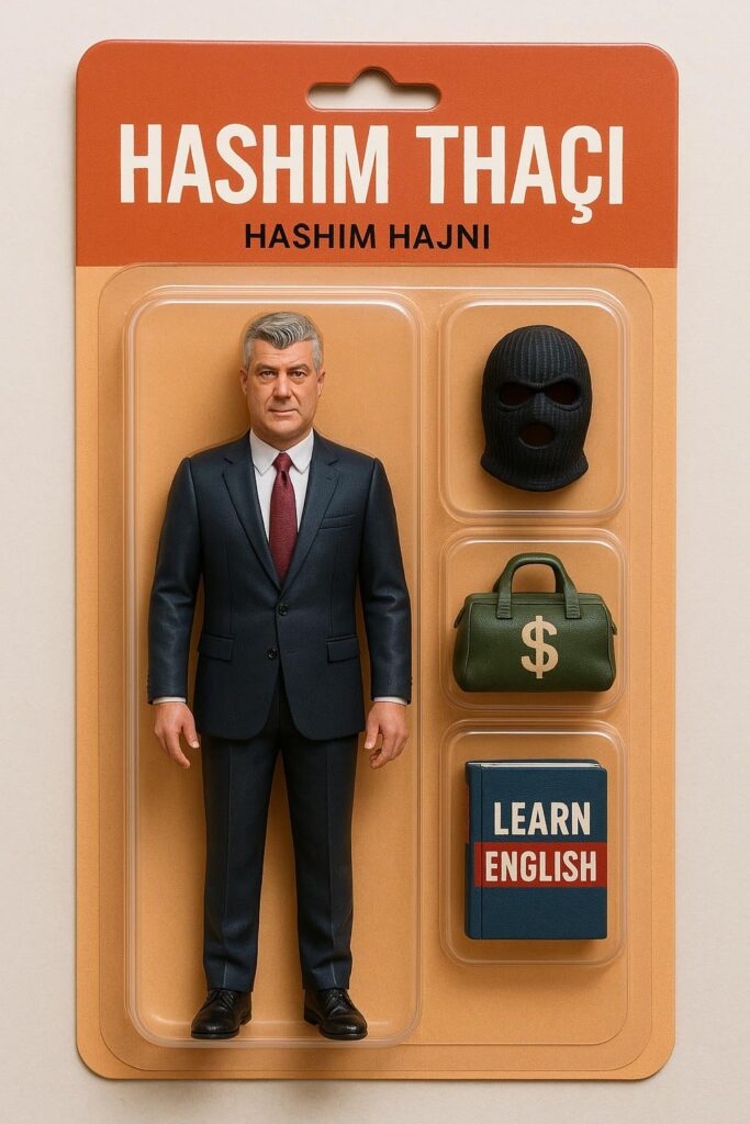 Hashim Thaçi as an Action Figure