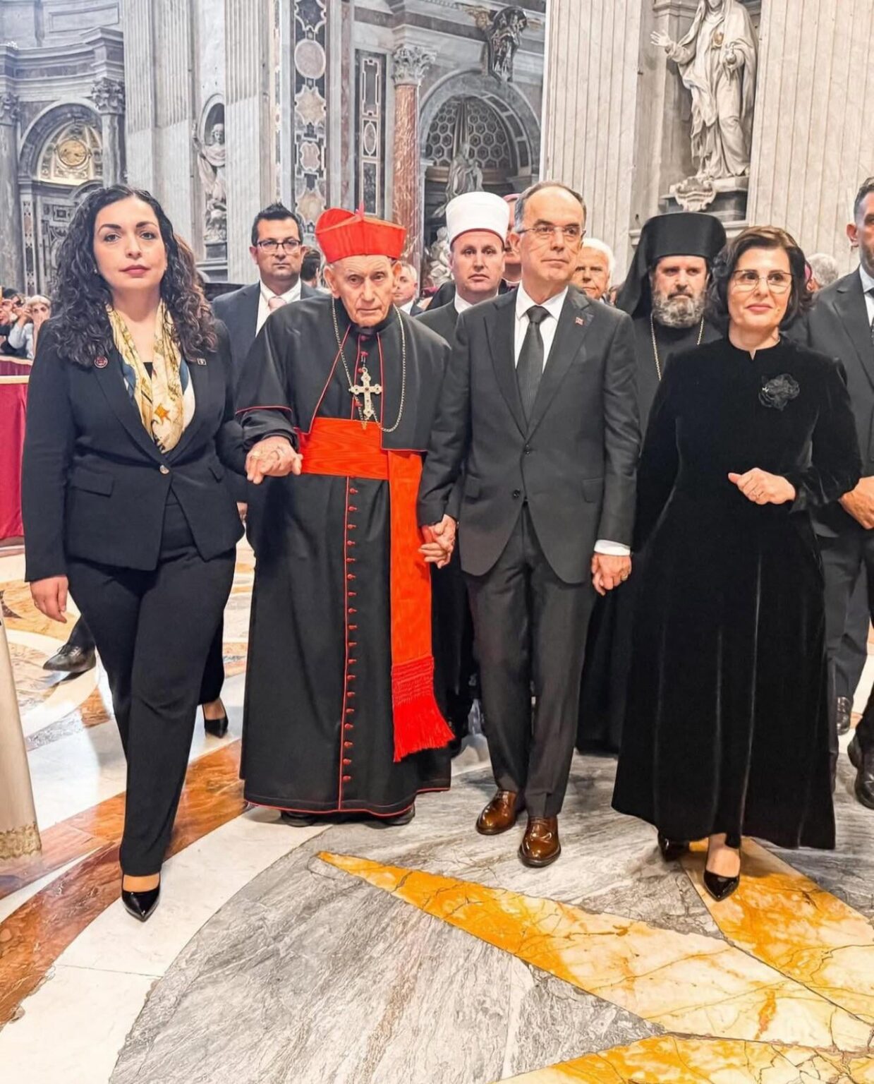 The religion of the Albanian is Albanian, all united before religion