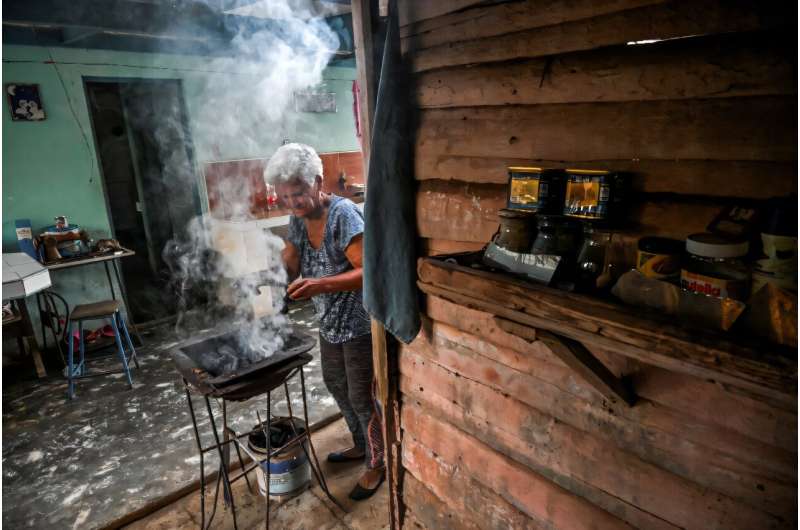 Many Cubans rely on wood or charcoal as fuel for heating and cooking